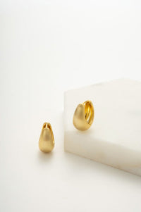Zafino - Steph hoop brushed EARRING